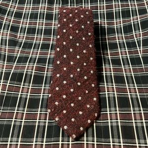 SUITSUPPLY Textured Polka Dot Tie